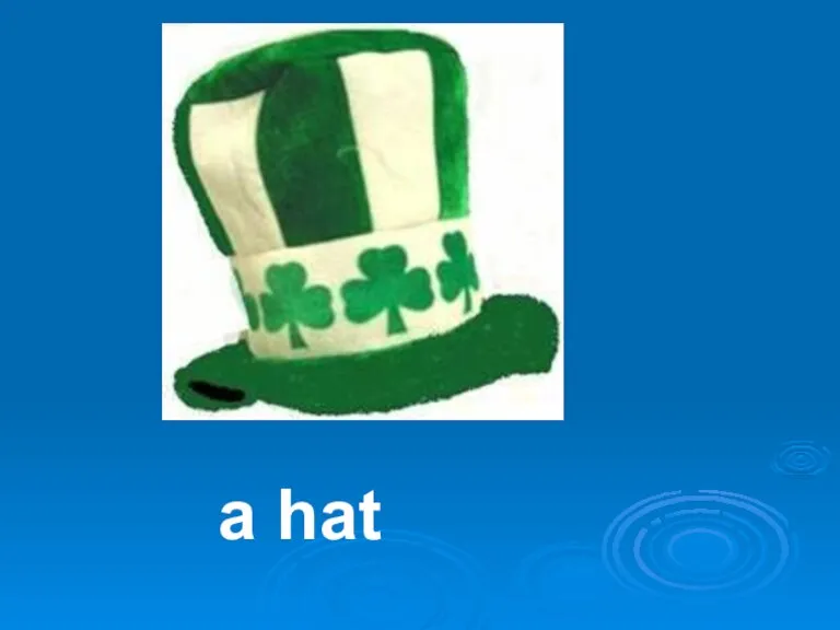 a hat