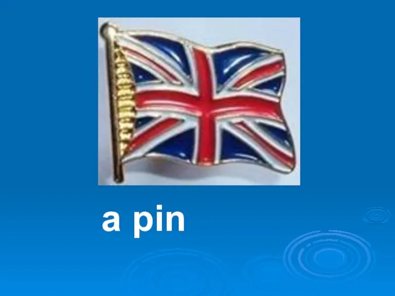 a pin