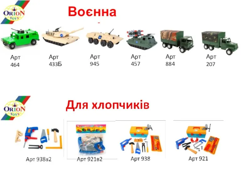 Воєнна техніка Арт 464 Арт 433Б Арт 457 Арт 945 Арт 884 Арт 207