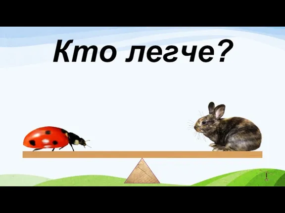 Кто легче?