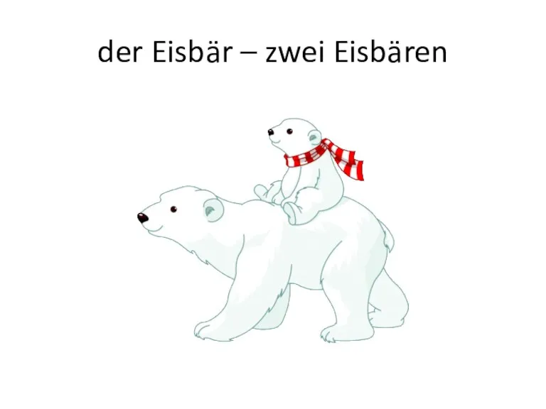 der Eisbär – zwei Eisbären