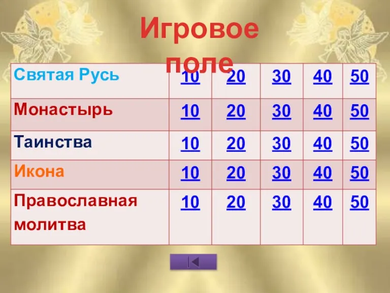 Игровое поле