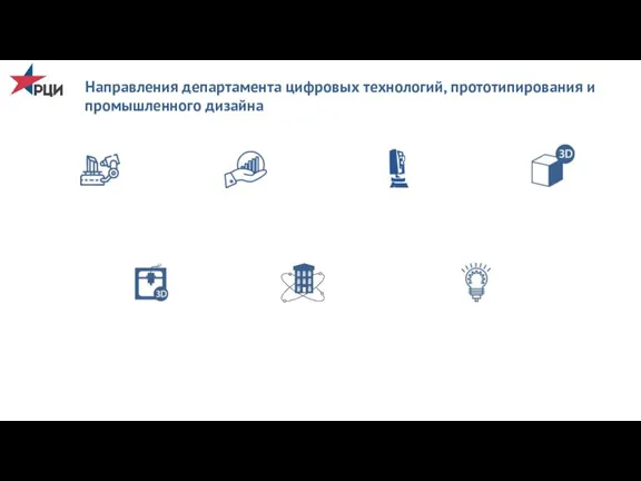 Цифровые технологии в промышленности Направления департамента цифровых технологий, прототипирования и промышленного дизайна