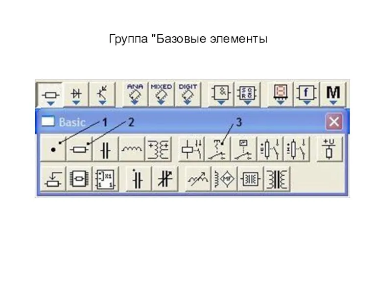 Группа "Базовые элементы