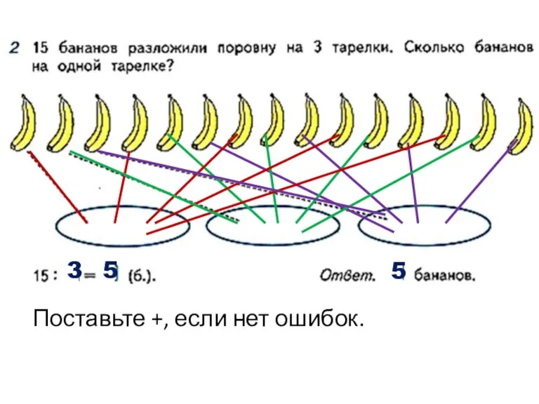 Поставьте +, если нет ошибок. 3 5 5