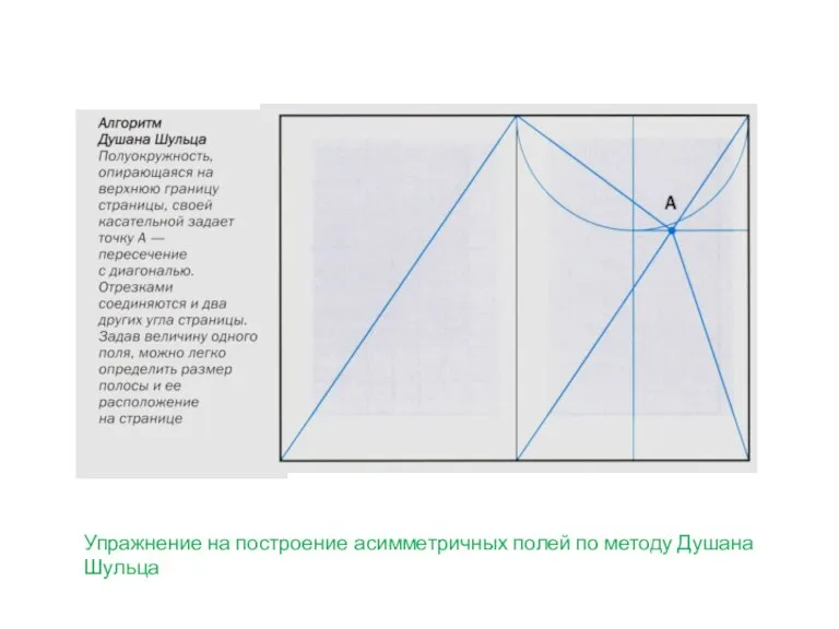 Упражнение на построение асимметричных полей по методу Душана Шульца