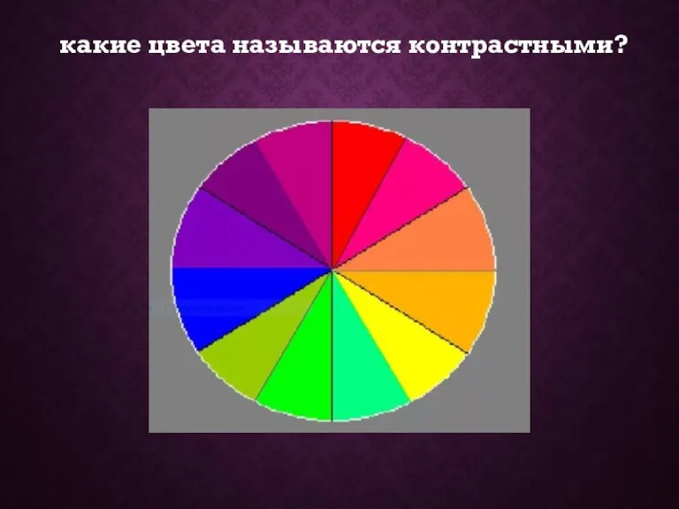 какие цвета называются контрастными?