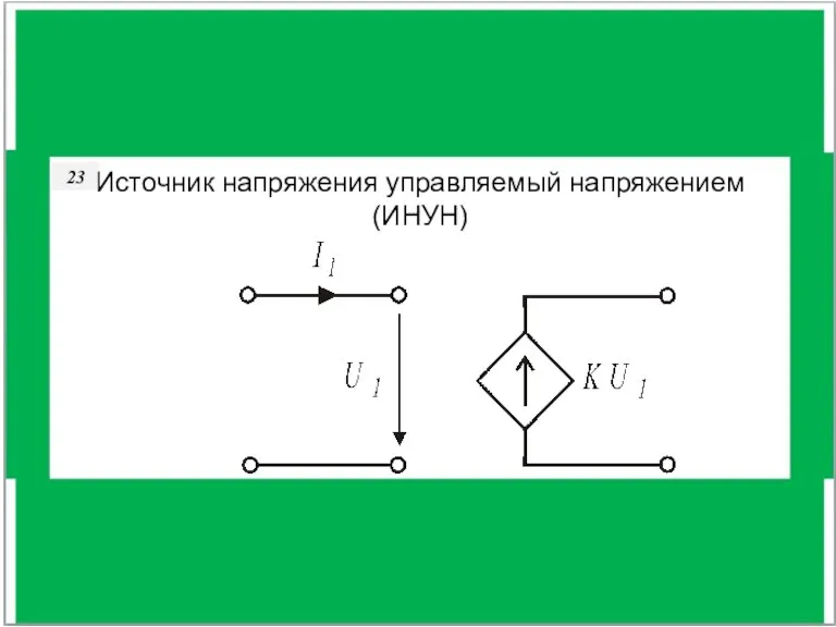 36 Источник напряжения управляемый напряжением (ИНУН) 23