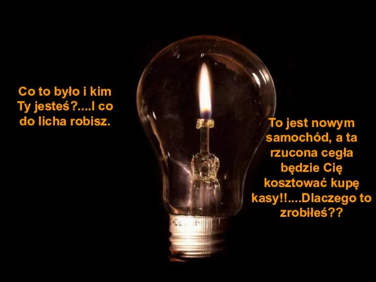 Co to było i kim Ty jesteś?....I co do licha robisz. To