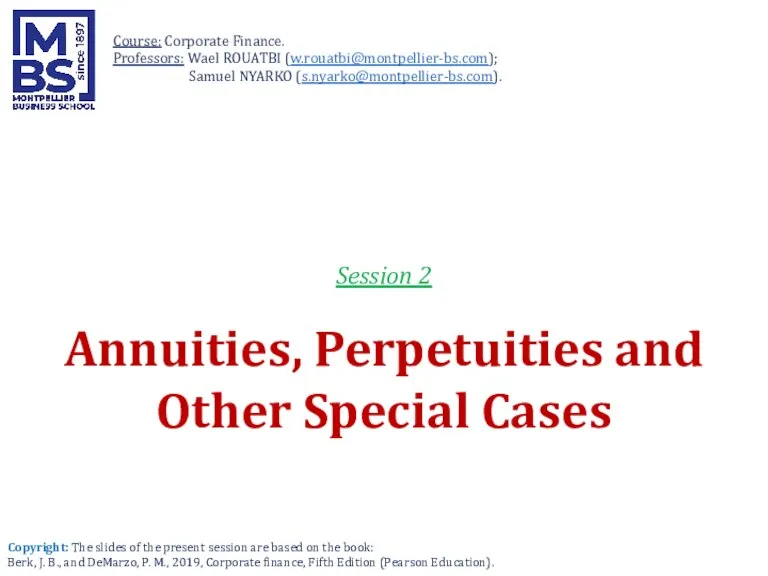 Session 2_Annuities, Perpetuities and Other Special Cases