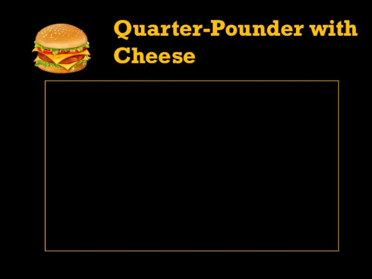 Quarter-Pounder with Cheese
