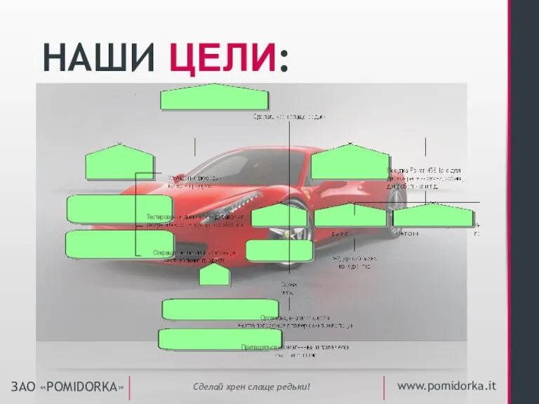 ЗАО «POMIDORKA» www.pomidorka.it Сделай хрен слаще редьки! НАШИ ЦЕЛИ: