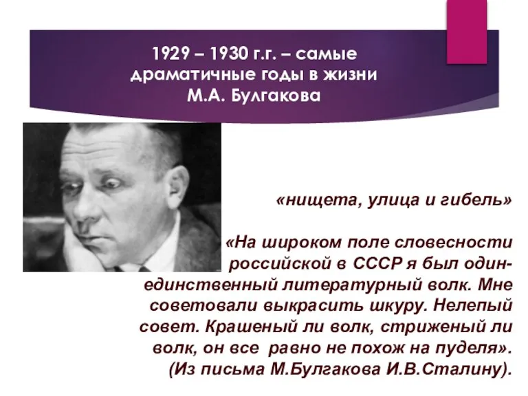 «нищета, улица и гибель» «На широком поле словесности российской в СССР я