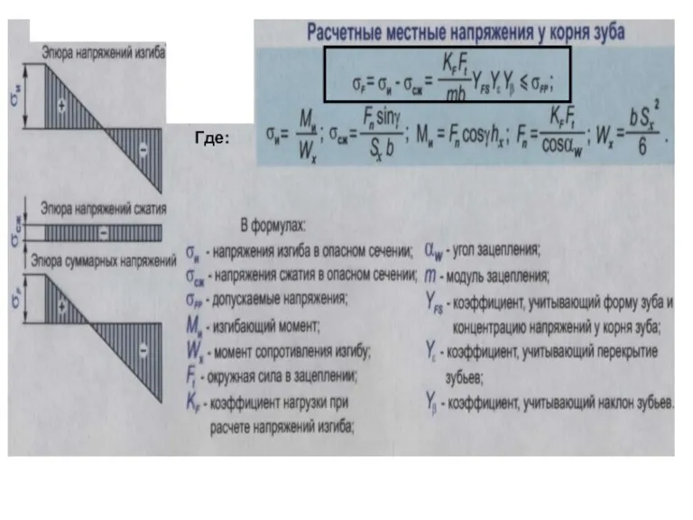 Где: