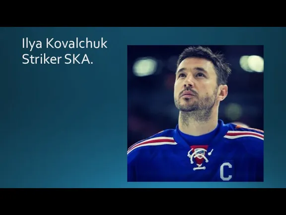 Ilya Kovalchuk Striker SKA.