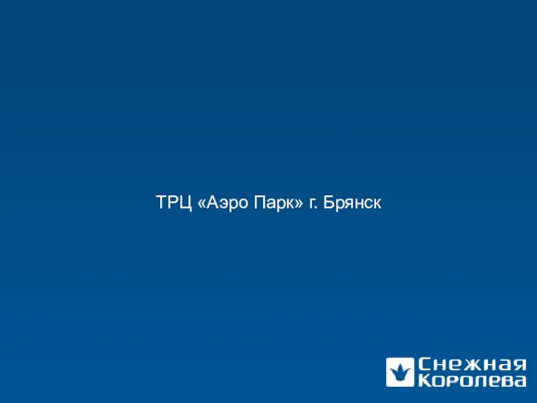 ТРЦ «Аэро Парк» г. Брянск