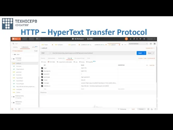 HTTP – HyperText Transfer Protocol