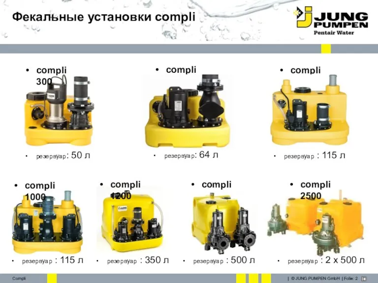 Фекальные установки compli