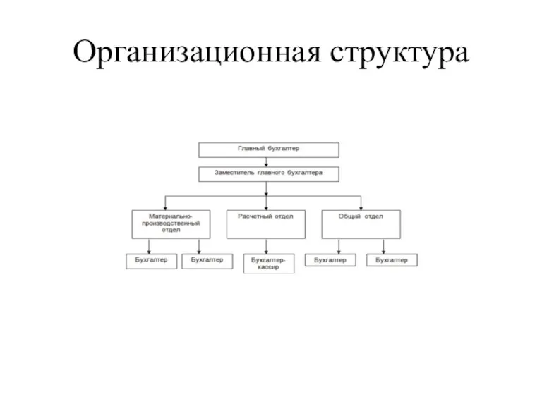 Организационная структура