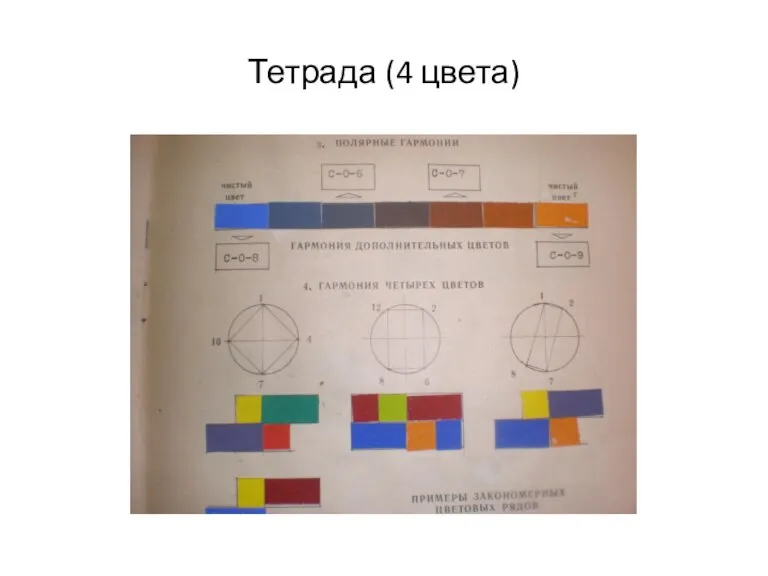 Тетрада (4 цвета)