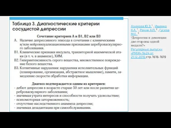 Азимова Ю.Э. 1 , Ищенко К.А. 1 , Рачин А.П. 2 ,