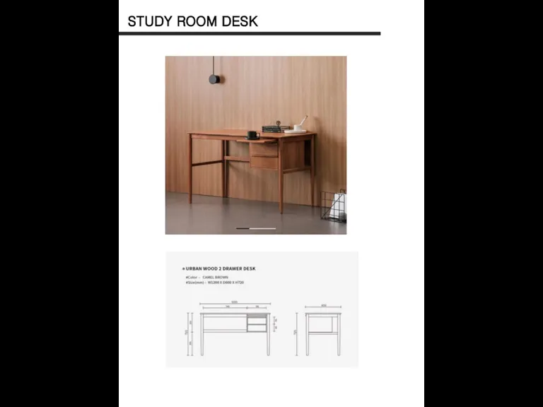 STUDY ROOM DESK