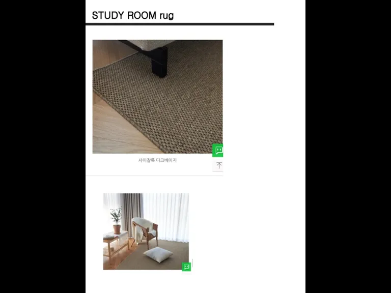 STUDY ROOM rug