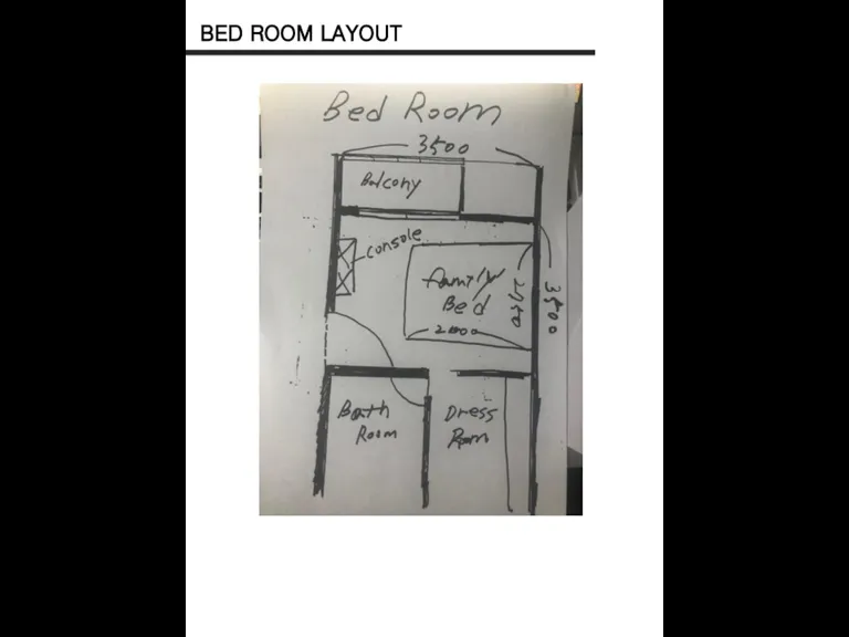 BED ROOM LAYOUT