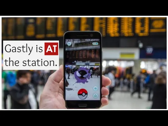 Gastly is ... the station. AT
