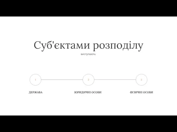 ДЕРЖАВА ЮРИДИЧНІ ОСОБИ ФІЗИЧНІ ОСОБИ