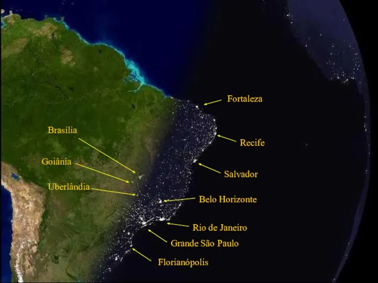 Grande São Paulo Rio de Janeiro Salvador Recife Fortaleza Brasília Goiânia Uberlândia Belo Horizonte Florianópolis