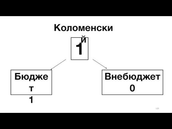 Коломенский Бюджет 1 1 Внебюджет 0