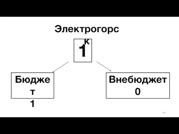 Электрогорск Бюджет 1 1 Внебюджет 0