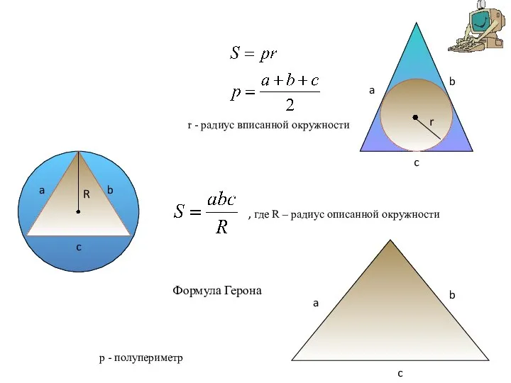 c b a a c b r a c b R Формула