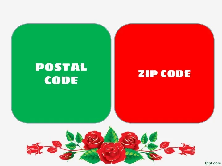 POSTAL CODE ZIP CODE