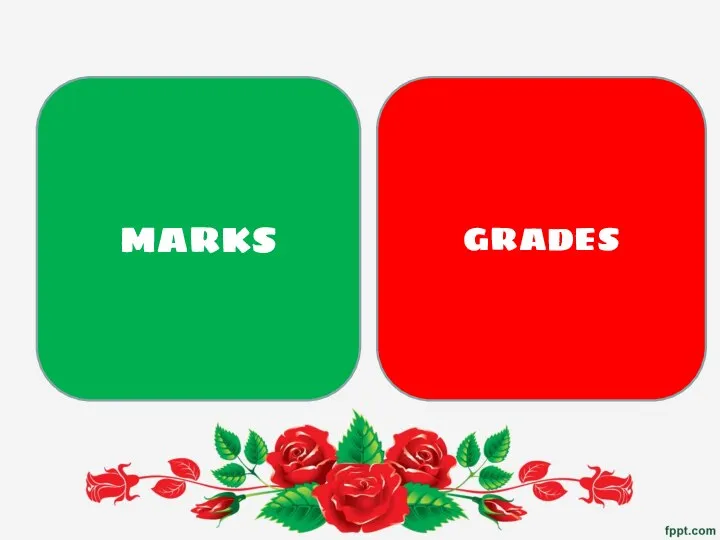 MARKS GRADES