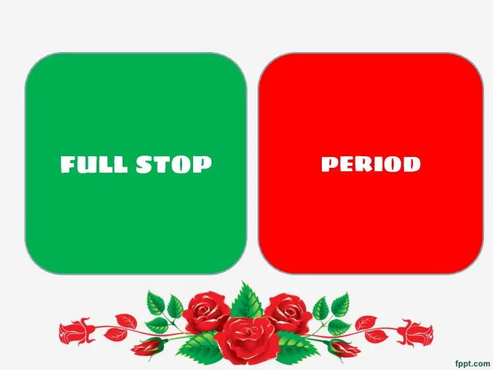 FULL STOP PERIOD