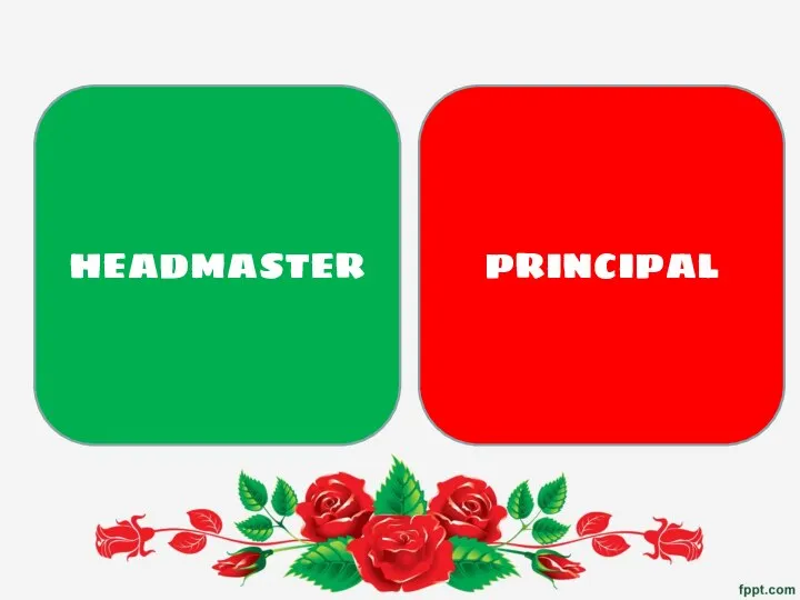 HEADMASTER PRINCIPAL