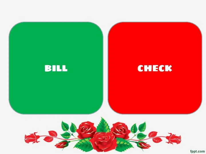 BILL CHECK