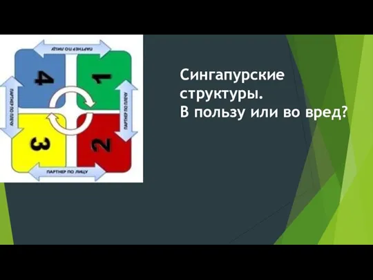 Сингапурские структуры. В пользу или во вред?