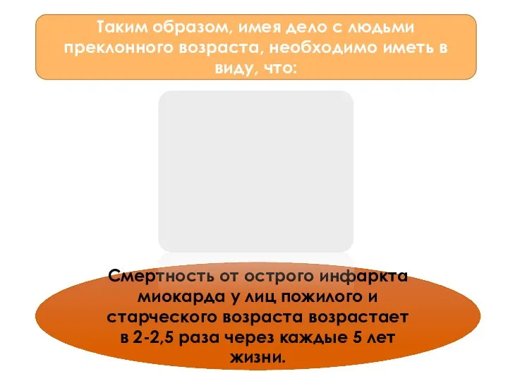 Таким образом, имея дело с людьми преклонного возраста, необходимо иметь в виду,