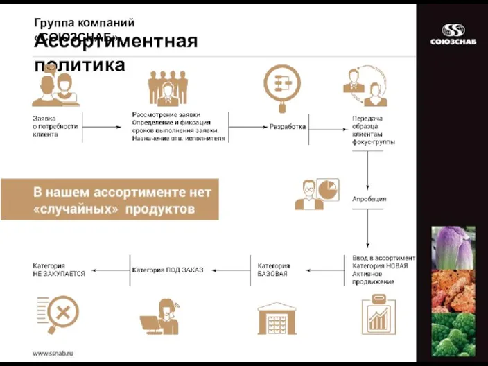 Ассортиментная политика Группа компаний «СОЮЗСНАБ»