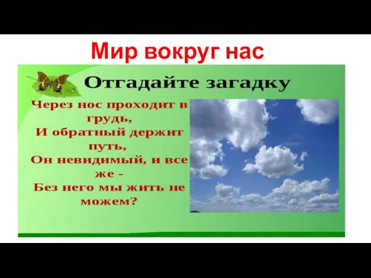 Мир вокруг нас