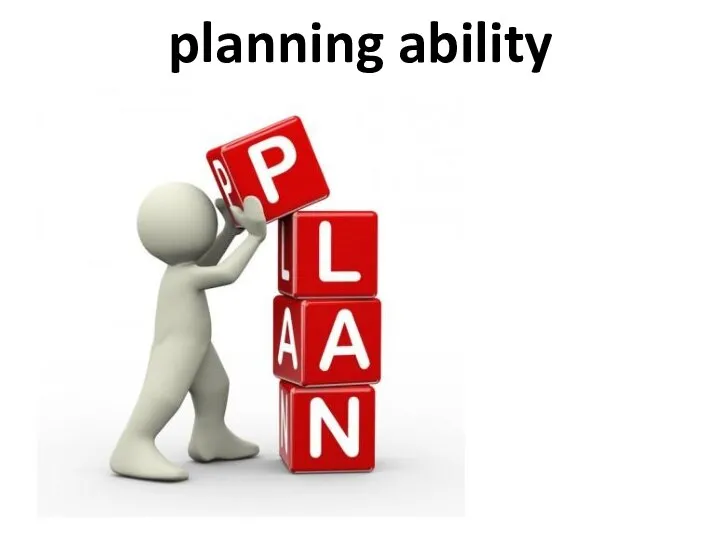 planning ability