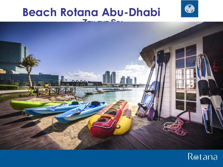 Beach Rotana Abu-Dhabi Zen the Spa