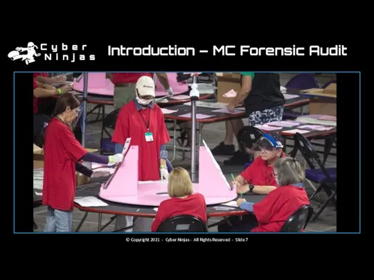 Introduction – MC Forensic Audit © Copyright 2021 - Cyber Ninjas -