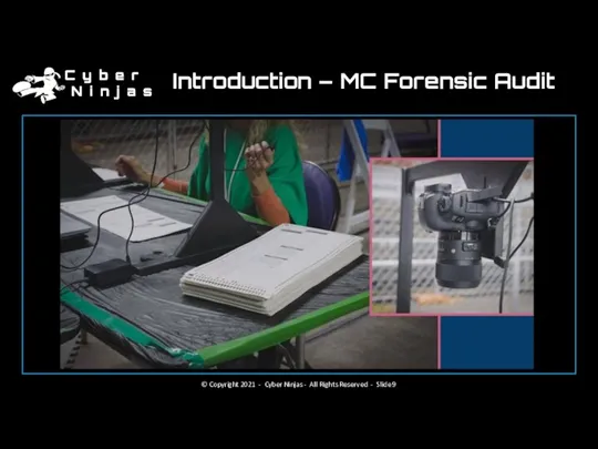 Introduction – MC Forensic Audit © Copyright 2021 - Cyber Ninjas -