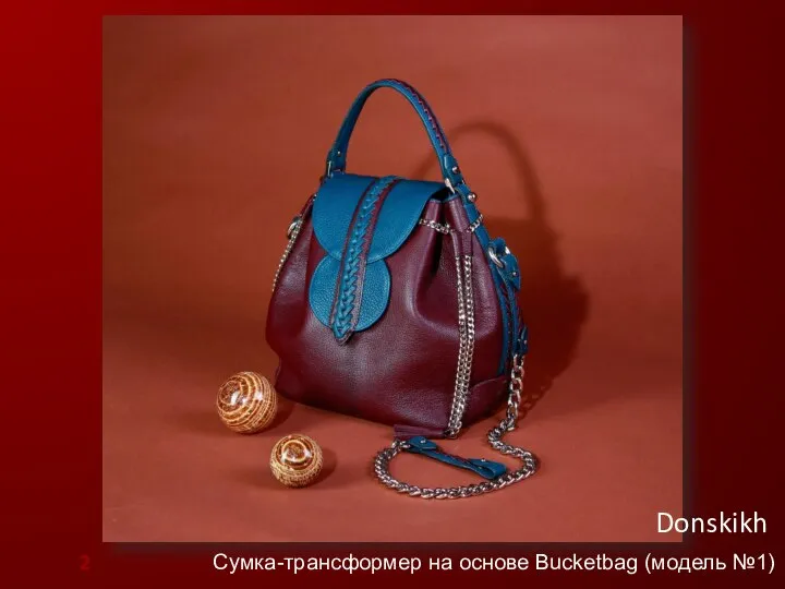 Сумка-трансформер на основе Bucketbag (модель №1) Donskikh 2