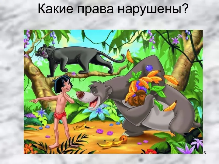 Какие права нарушены?