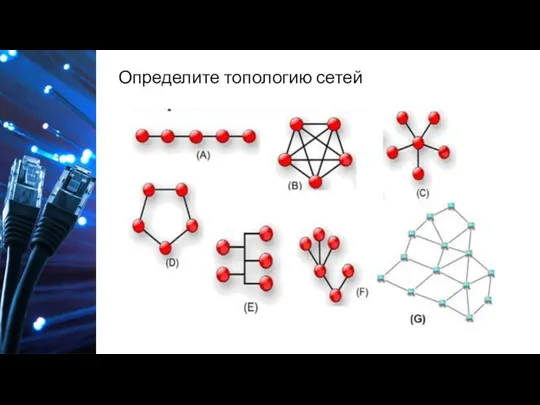 Определите топологию сетей